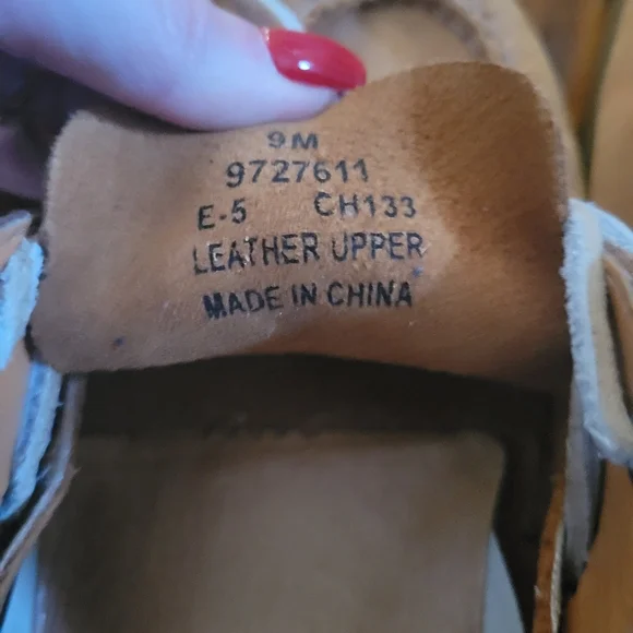 Sperry Authentic Original Leather Boat Shoes Tan Size 9 - Picture 2 of 4